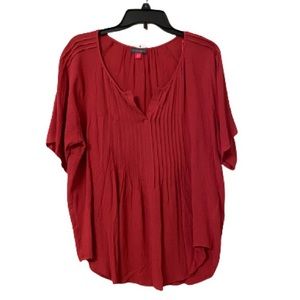 Vince Camuto Stitch Fix Burnt Red top - Size Large
